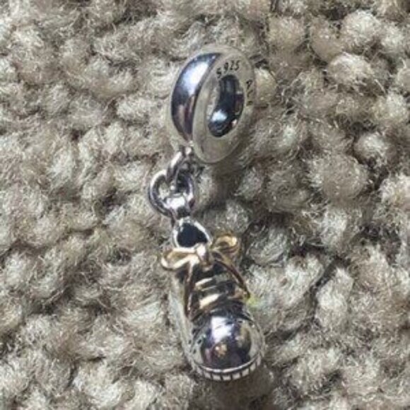 Pandora Baby Shoe Dangle Charm - Picture 4 of 5